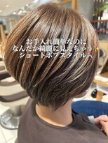 アース 武蔵境店(HAIR & MAKE EARTH) お手入れ簡単なのになんだか綺麗んい見えちゃうショートボブ☆