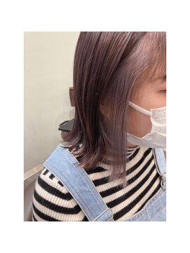 モードケイズ 本厚木(MODE K's) インナーカラー ラベンダー×グレーパープル