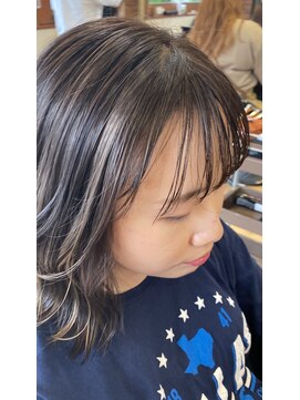 オールウェイズ サニーガーデン(Always sunny garden) アッシュベージュのツヤ感ハイライト