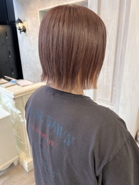 キャアリー(Caary) 福山市美容室Caary ペールブラウンカラー インナーボブ