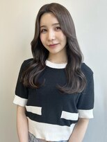 クイントネオリーブ 自由が丘正面口店(quint:neolive)&nbsp;前髪/マチルダボブ/ピンクベージュ/インナーグレージュ/韓国風