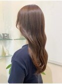 色落ちも綺麗!秋らしいブラウンカラー