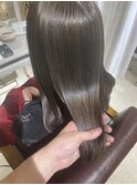 髪質改善グレージュ