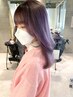 【韓国カット】 お顔周りカット+ケアカラー+スピード髪質改善