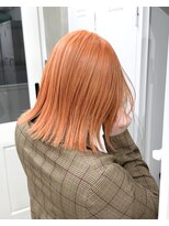 ヲタク(wotaku.)&nbsp;ペールオレンジオレンジベージュ暖色カラーハイトーンブリーチ