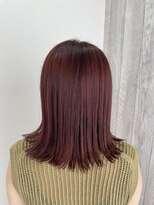 シエル 立川店(CIEL) ピンクレッド×ボブ【CIEL×maki】