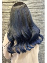 パッション 長町南店(PASSION)&nbsp;コントラストハイライトブルーグラデーション