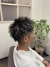【FLORAダメージレス処理Service】ツイストパーマ＋メンズカット