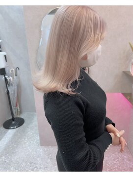 ロンド レア 天神大名店(Lond Le’a) メルティカラー/ウェーブミディアム /似合わせカットスタイル