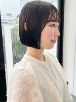 ロンド ボーイ 表参道(Lond BOY)&nbsp;似合わせカット×顔周りレイヤーカット韓国ボブ[表参道]