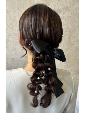 スタイル 横浜(STYLE) 結婚式お呼ばれ編みおろし／ヘアセット/カチモリ/アレンジ