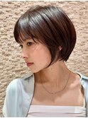 丸みショート /ショートボブ /簡単スタイリング /イメチェン