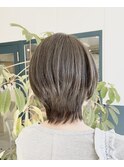 オリーブグレージュ☆ショートウルフ