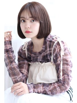 アルベロ(albero) マロンジュ×まとまるボブ20代30代40代