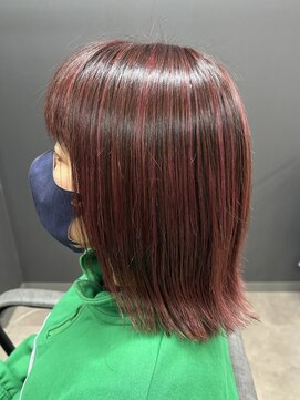 ビオルネ 土気あすみが丘店(VIE.ORNER) ハイライトボブ