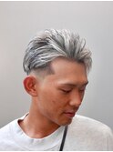 ハイライトショート×フェード/ホワイトメッシュ/メンズカット