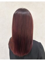 パーセンス(Pursense)&nbsp;カシスレッド/髪質改善縮毛矯正/大人のワンカラー