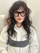 ユー セント(yew scent)&nbsp;ロングウェーブ＋グレージュ　kaho