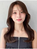 セミディエアリーカールワンカール愛され艶感美髪こなれヘア