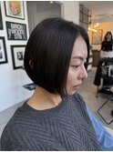 顎ライン切りっぱなし黒髪ボブ/圧倒的技術の黒髪ボブヘアー
