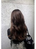 ブラウンカラー ゆるふわ巻き 所沢