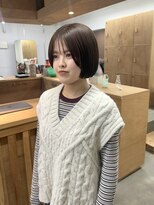 バド(bado)&nbsp;ベージュカラー/透明感カラー／ミニボブ／髪質改善/本町