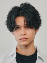 テン 心斎橋(tenn.)&nbsp;難波センターパートニュアンスパーマフェザーショート緩め色気
