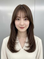 ミー 岡崎(mii)&nbsp;【mii岡崎】透け感レイヤーミディ