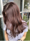 ハイライト履歴にラベンダーピンク