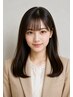 カット＋<<前髪>>の縮毛矯正+フローディアTr /13000/（もみあげ+1000円）