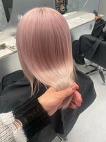 ヌーク 立川(Nuuk)&nbsp;ミルクティーブロンド/ケアブリーチ/レイヤーカット/立川/立川駅