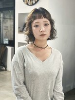 クイン(qin)&nbsp;ドライ質感リラックスボブパーマ