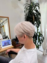 プシュケ(PSYCHE)&nbsp;白髪染め白髪ぼかし＊顔周りカットフェザーパーマメンズヘア