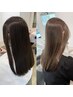 【春弥限定】透明感ブリーチなしダブルカラー+1stepトリートメント