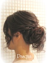 パスクア&nbsp;パスクア＊楽々お団子ヘアー