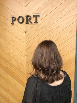 ヘア カラー ポート(Hair Color PORT) ハイライト×アッシュベージュ