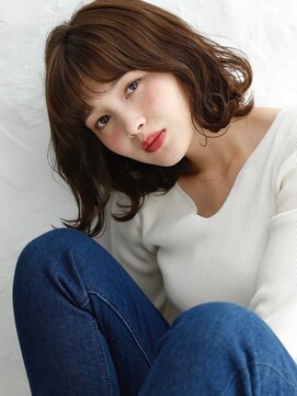 エレノア 渋谷公園通り店(Eleanor) 外はねウェーブボブ【PREGO】