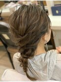 お呼ばれヘアセット♪