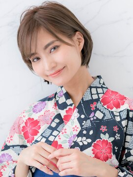 ローレン(LOREN) *LOREN*卒業式、袴や着物も◎小顔耳かけマニッシュショート