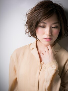 カバーヘア ブリス 大宮西口(COVER HAIR bliss) *bliss大宮*くせ毛風無造作カールの小顔ワンサイドショートs