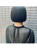 黒髪×ショートボブ