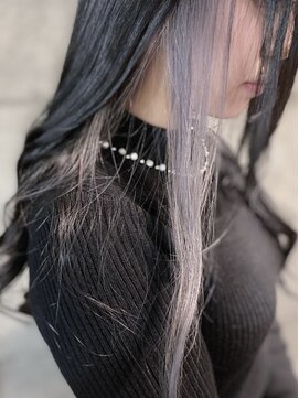 クレドガーデン 浦和店(CRED GARDEN) インナーカラー/艶髪ロング/シルバー/ダークグレージュ#浦和i2