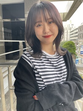 ロンド レア 天神大名店(Lond Le’a) ミルクティーベージュ/ダブルカラー/ブリーチ/くびれヘア