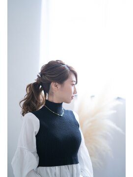 マルケ(marquer) 心斎橋ヘアセット/ポニーテール