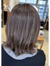 【前永メニュー】前髪カット＋lielカラー＋ケアトリートメント　￥9900