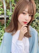 アフロート エル 錦糸町(AFLOAT L) 外ハネボブ/ペールベージュ/イルミナカラー/オンニヘア/韓国風