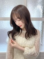 ランド 原宿表参道(LAND)&nbsp;グレージュカラー/ボブウルフ/黒髪カタログ/ココアベージュ