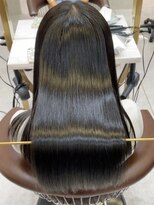 ロンドメリア 天神大名店(Lond Melia)&nbsp;デザインカラー/レイヤーカット/ウェットヘア/オリーブベージュ