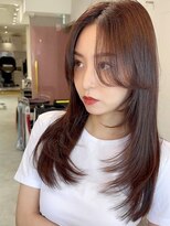 ルームバイシー 新宿(Loom. by Sea)&nbsp;韓国風前髪×ショコラアッシュ【ふんわりカール/新宿】