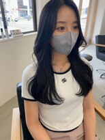 ヴィンスジオ 岐阜駅南(vince gio)&nbsp;顔まわりカット/レイヤーカット/韓国風